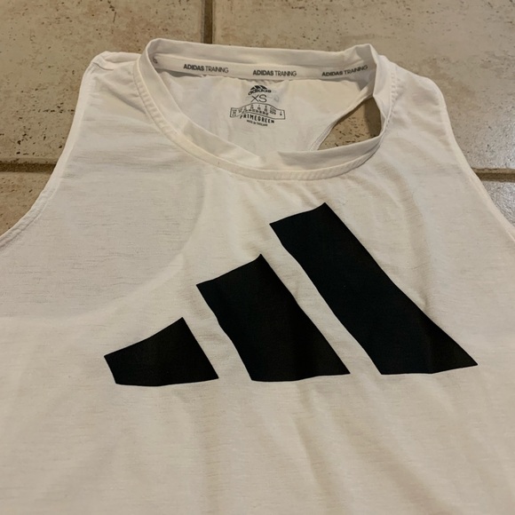 Adidas Training PRIME GREEN White Tank Top - Size XS - Racerback - Picture 2 of 7